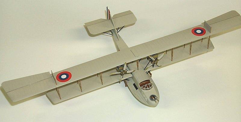 Сборная модель Американская летающая лодка-биплан Curtiss H-16., производства RODEN, масштаб 1/72, артикул: Rod049 # 9 hobbyplus.ru