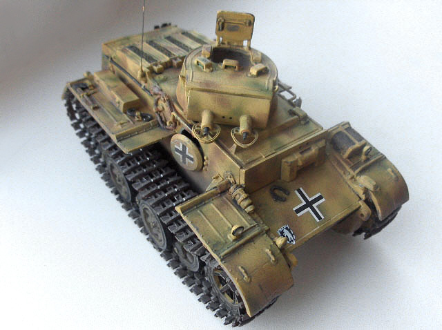 Сборная модель Немецкий легкий танк Т-I F, производства ARK Models, масштаб 1/35, артикул: 35015 # 5 hobbyplus.ru
