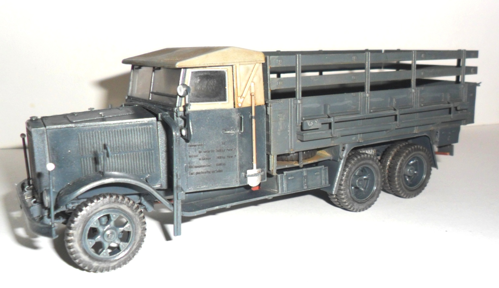 Krupp L3H163, Германский армейский грузовой автомобиль ІІМВ ICM Art.: 35461 # 13 hobbyplus.ru