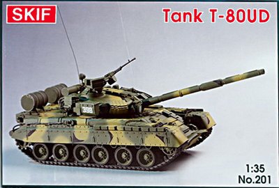 Сборная модель Танк Т-80УД, производства SKIF, масштаб 1:35, артикул SK201 # 1 hobbyplus.ru