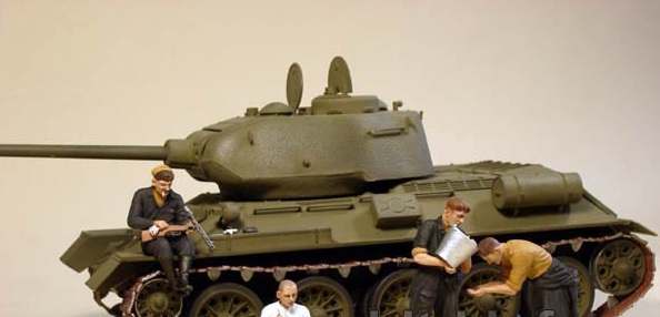 Сборная модель Советские танкисты, 1943-1944, производства MASTER BOX, масштаб 1:35, артикул 3535 # 2 hobbyplus.ru