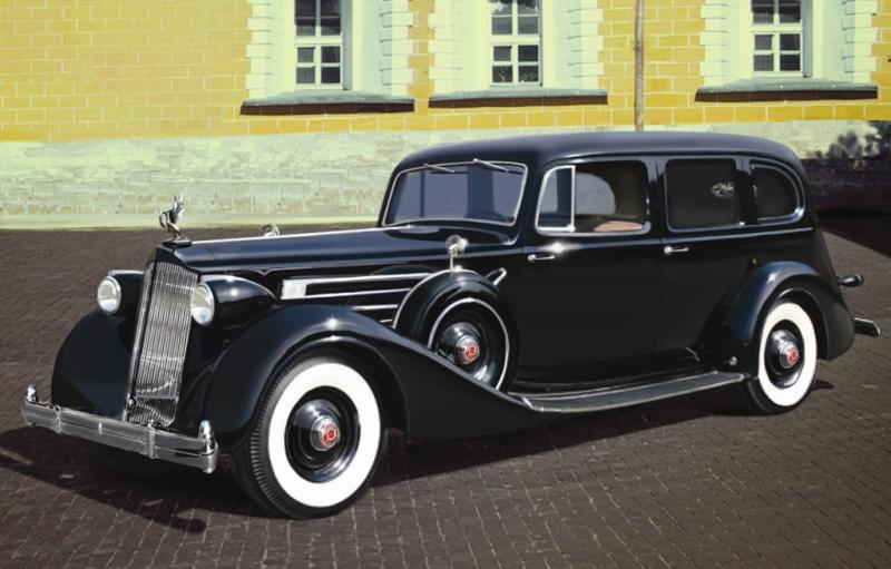Автомобиль советского руководства II МВ с пассажирами Packard Twelve (Модель 1936), ICM Art.: 35535 Масштаб: 1/35 # 1 hobbyplus.ru