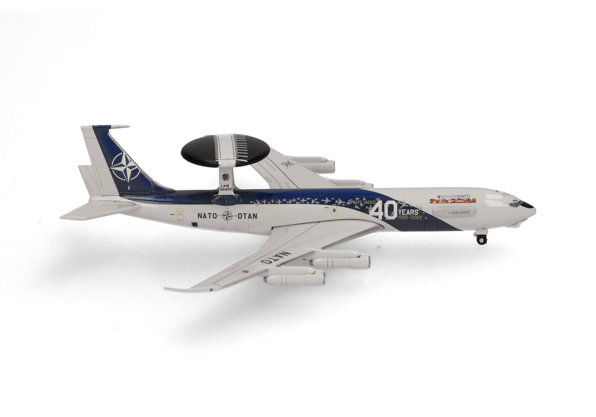 ������ ������� Boeing E-3A Sentry, 40-����� ����, 537537. # 1 hobbyplus.ru