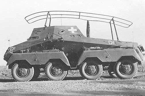 Сборная модель Немецкий тяжелый бронированный автомобиль Sd. Kfz 263, масштаб 1/72, артикул: Rod708 # 4 hobbyplus.ru