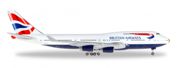   British Airways Boeing 747-400 victoRIOus, HERPA 512497-003 # 1 hobbyplus.ru
