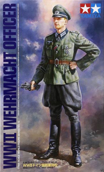 Сборная фигура солдата: Wermacht Officier - немецкий офицер, Вторая мировая война, масштаб: 1/16, производитель TAMIYA, артикул: 36315 # 1 hobbyplus.ru
