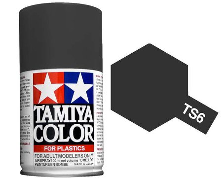   TAMIYA TS-6 Matt Black ( ),   100 .,  85006 # 1 hobbyplus.ru