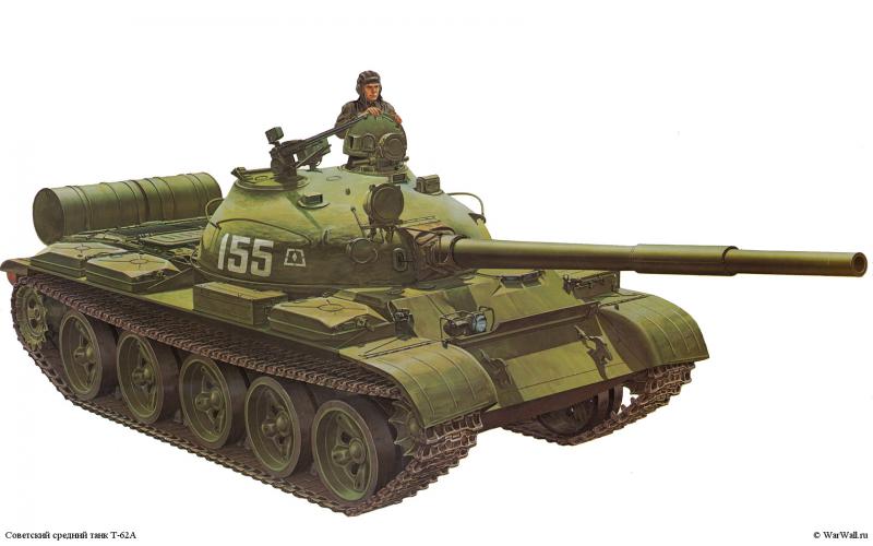 Сборная модель в масштабе 1/35 Советский танк Т-62А, производитель TAMYIA, артикул: 35108 # 2 hobbyplus.ru