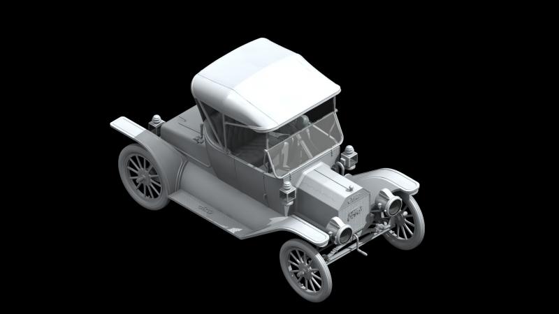 Автомобиль Ford Model T Roadster 1913 года  ICM Art.: 24001 Масштаб: 1/24 # 4 hobbyplus.ru