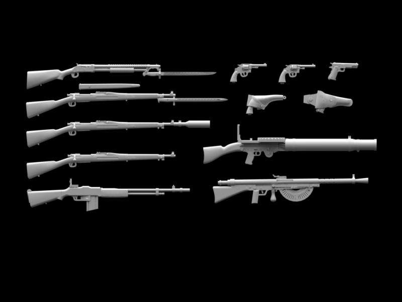 Оружие и снаряжение пехоты США І МВ, ICM Art.: 35688 Масштаб: 1/35 # 5 hobbyplus.ru