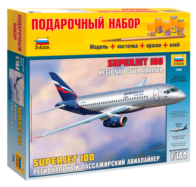  :    Superjet 100,  ,  1:144,  7009 # 1 hobbyplus.ru