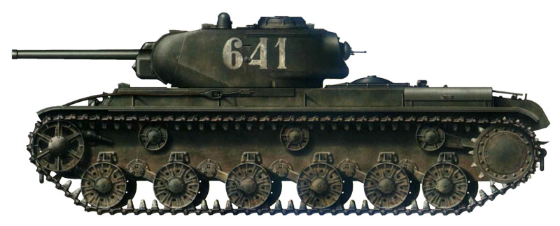 Сборная модель Советский скоростной тяжелый танк КВ-1С, производства ARK Models, масштаб 1/35, артикул: 35023 # 5 hobbyplus.ru