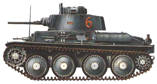 Сборная модель Немецкий лёгкий танк «Прага» 38t(G), производства ARK Models, масштаб 1/35, артикул: 35003 # 2 hobbyplus.ru