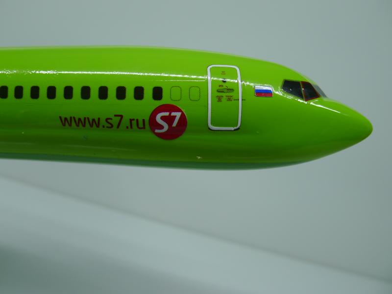    737-800   (S7 Airlines),  1:100,   39,5 . # 2 hobbyplus.ru