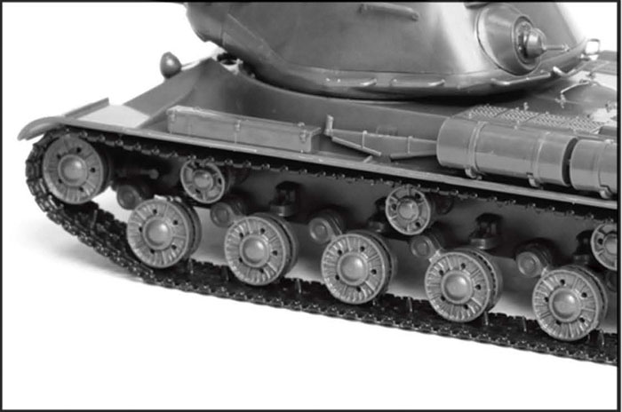 Сборная модель советского танка ИС-2 (сборка без клея). Производства «Звезда» масштаб 1:72, артикул 5011 # 4 hobbyplus.ru
