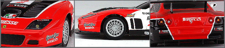 Радиоуправляемый автомобиль Ferrari 575 GTC. Масштаб 1:20.   Производства MJX. Артикул 8121.  # 2 hobbyplus.ru
