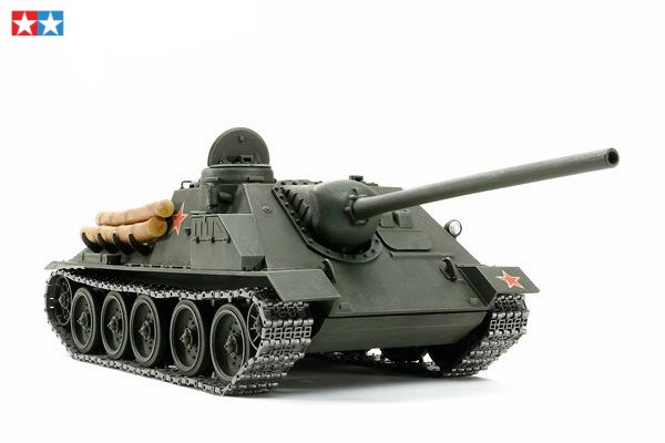 Сборная модель танка SU-100 Russian tank Destroyer. Масштаб 1:25. # 1 hobbyplus.ru