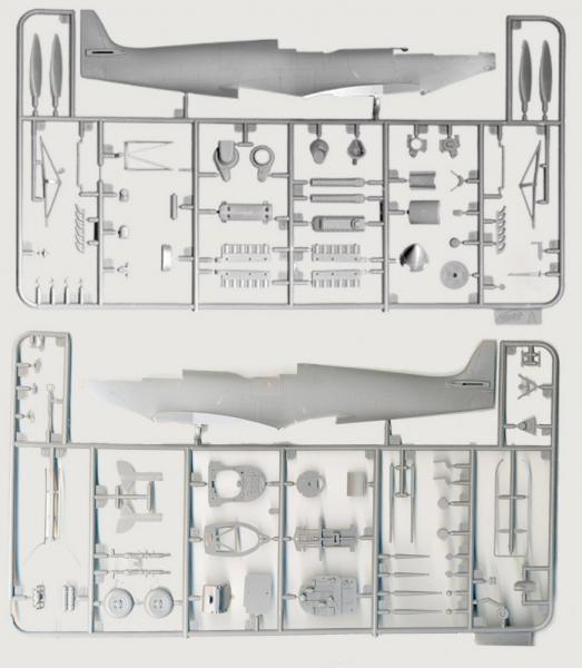 Spitfire Mk.IX ICM Art.: 48061 Масштаб: 1/48 Британский истребитель II МВ # 2 hobbyplus.ru