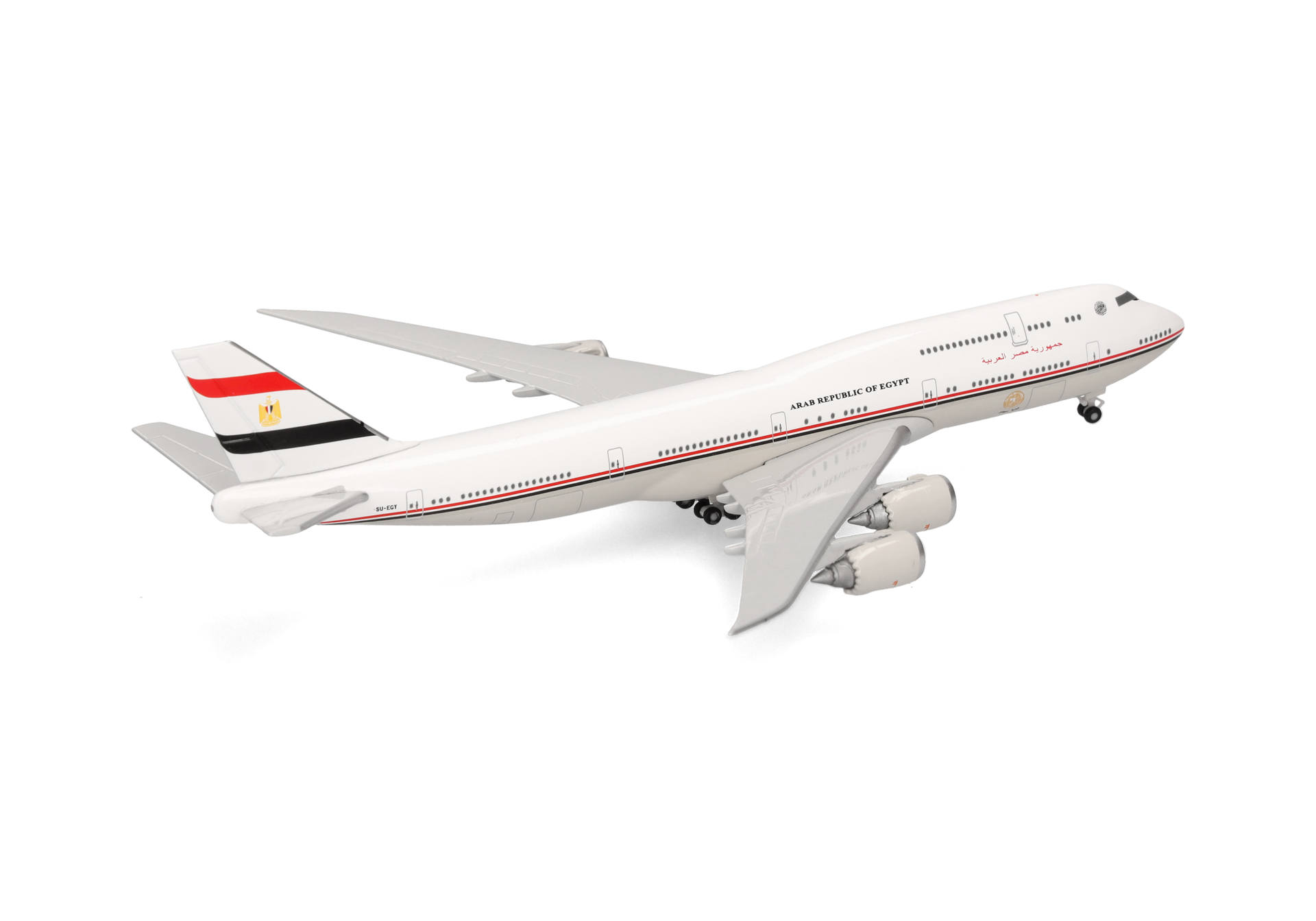 ������ ������� ������������� ������ ����� 747-8 BBJ � SU-EGY. 1:500 538039. # 2 hobbyplus.ru