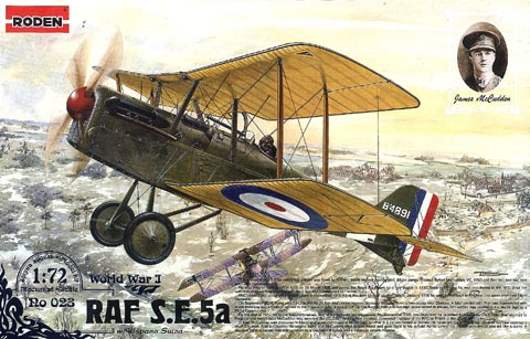    - RAF S.E.5a w/Hispano Suiza.,  RODEN,  1/72, : Rod023 # 1 hobbyplus.ru