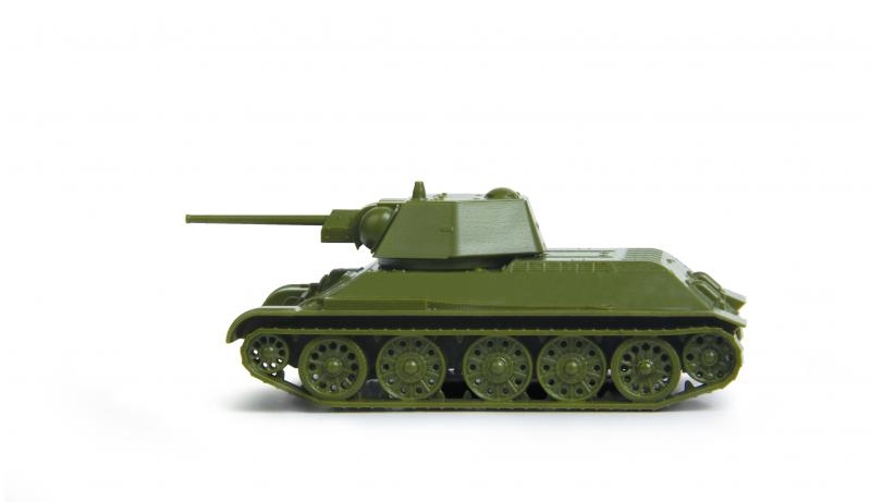 Сборная модель Советский средний танк Т-34/76 (обр. 1943), производитель «Звезда», масштаб 1:100, артикул 6159 # 1 hobbyplus.ru