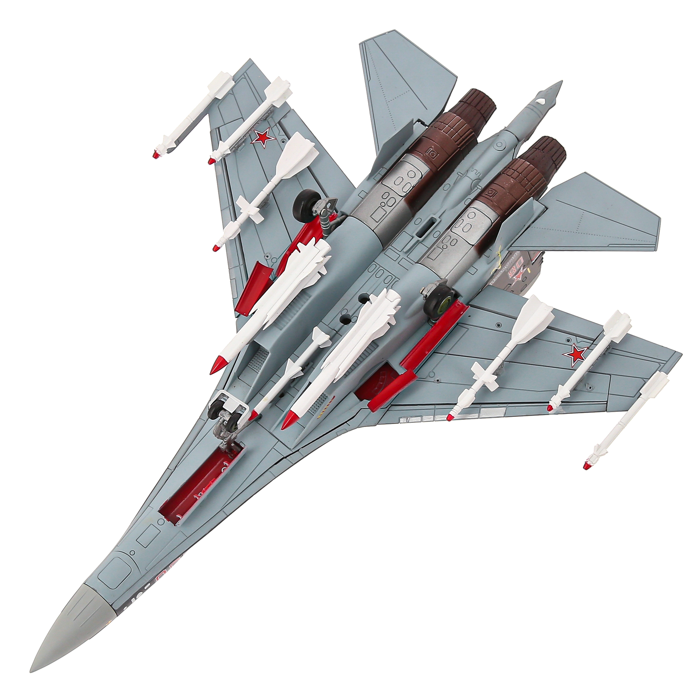    -35,  1:72 ,   32 . The model of the Russian Su-35 fighter, scale 1:72 metal, the length of the model is 32 cm. # 3 hobbyplus.ru
