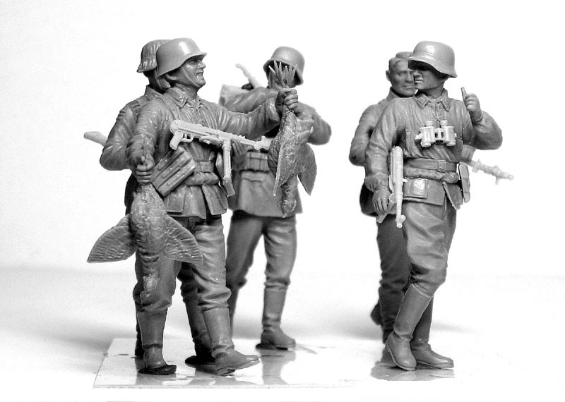 Сборная модель Немецкая элитная пехота, Восточный фронт, 2МВ, производства MASTER BOX, масштаб 1:35, артикул 3583 # 4 hobbyplus.ru