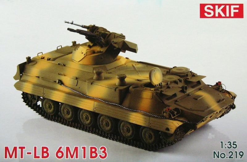 Сборная модель Тягач МТ-ЛБМ 6М1Б3, производства SKIF, масштаб 1:35, артикул SK219 # 1 hobbyplus.ru