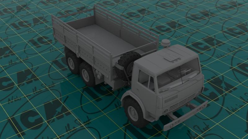 Советский шестиколесный армейский грузовой автомобиль, ICM Art.: 35001 Масштаб: 1/35 # 2 hobbyplus.ru