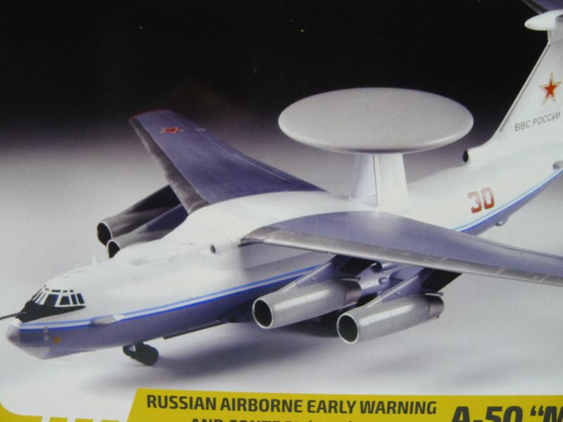 Сборная модель Российского дальнего радиолокационного самолета обнаружения А-50. # 5 hobbyplus.ru