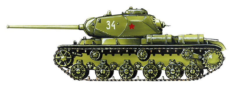 Сборная модель Советский тяжелый танк КВ-85, производства ARK Models, масштаб 1/35, артикул: 35024 # 4 hobbyplus.ru