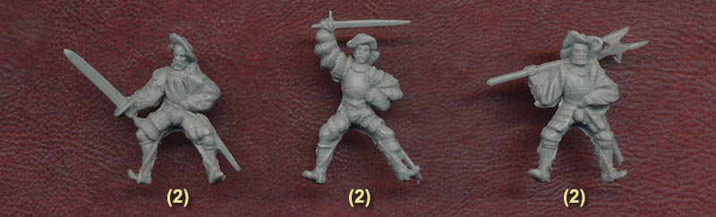 Миниатюрные фигуры Европейская легкая кавалерия 16 век. Набор №1, производитель 
