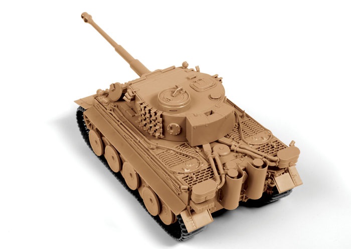 Сборная модель. Немецкий тяжелый танк «Тигр». Производства «Звезда» масштаб 1:35, артикул 3646.  # 4 hobbyplus.ru