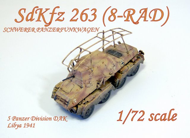 Сборная модель Немецкий тяжелый бронированный автомобиль Sd. Kfz 263, масштаб 1/72, артикул: Rod708 # 7 hobbyplus.ru