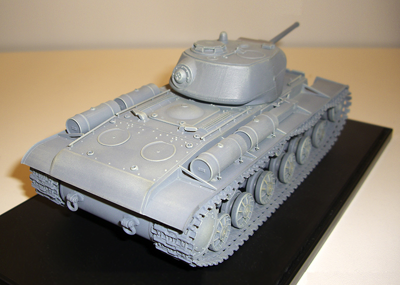 Сборная модель Советский скоростной тяжелый танк КВ-1С, производства ARK Models, масштаб 1/35, артикул: 35023 # 9 hobbyplus.ru