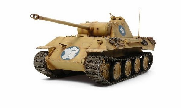 Сборная модель Немецкий танк Panzerkampfwagen V Panther А (PzKpfw V «Panther» Ausführung A) периода Второй мировой войны. Масштаб 1:25. # 1 hobbyplus.ru