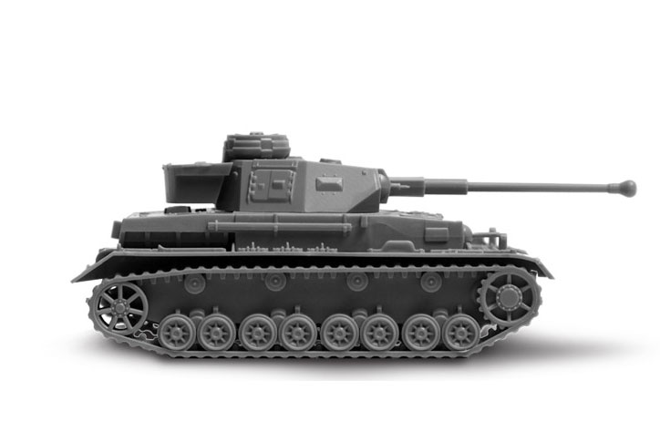 Сборная модель Немецкий танк T-4 F2, серия 