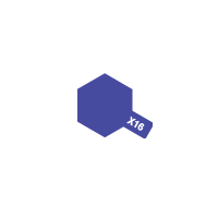 Краска Акриловая глянцевая TAMIYA Фиолетовая, X-16 Purple, 10 мл, артикул 81516, Япония. # 1 hobbyplus.ru