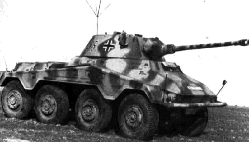 Сборная модель Немецкий тяжелый бронированный автомобиль Sd. Kfz 234/2 «Puma», масштаб 1/72, артикул: Rod705 # 3 hobbyplus.ru