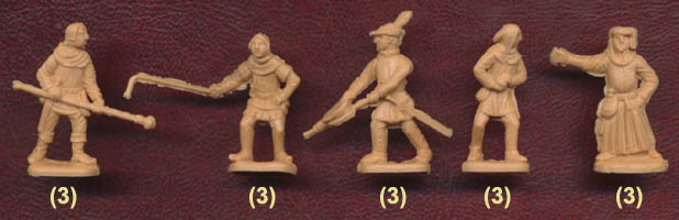 Миниатюрные фигуры Гуситские артиллерии 15 века, производитель 