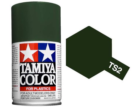   TAMIYA TS-2 Dark Green (-) ,   100 .,  85002 # 1 hobbyplus.ru