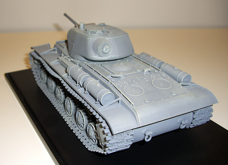 Сборная модель Советский скоростной тяжелый танк КВ-1С, производства ARK Models, масштаб 1/35, артикул: 35023 # 8 hobbyplus.ru