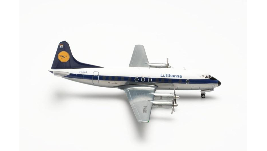   Vickers Viscount 800 Lufthansa, 1:200, herpa 572255.