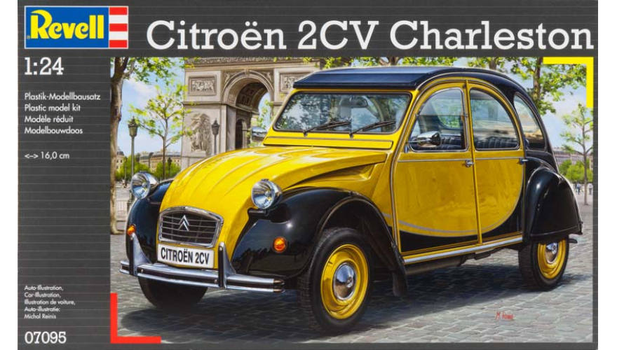 Сборная модель Автомобиль Citroen 2CV, производства REVELL, Германия, масштаб 1:24, артикул 07095