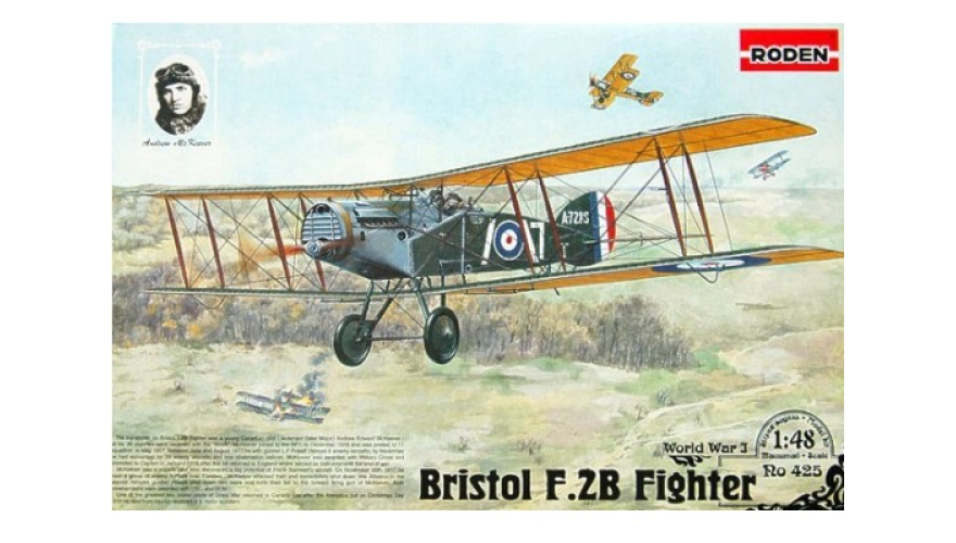 Сборная модель Самолет  BRISTOL F.2B FIGHTER, производства RODEN, масштаб 1/48 артикул Rod425