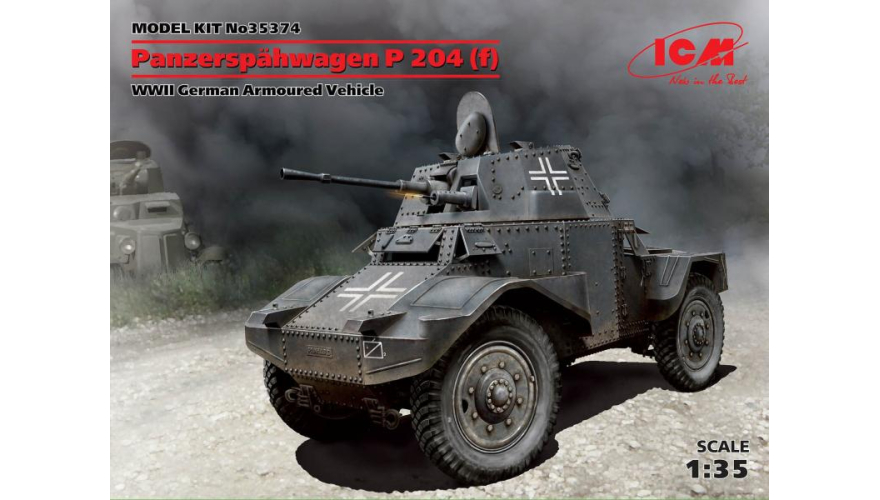 Германский бронеавтомобиль Panzerspähwagen P 204 (f)  ICM Art.: 35374 Масштаб: 1/35