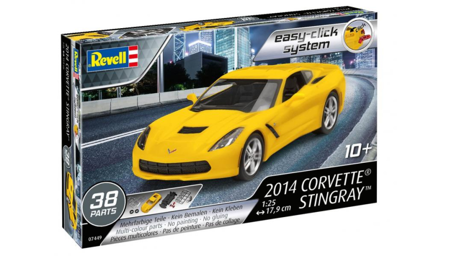    Corvette Stingray 2014 .,  1:25, Revell 07449.
