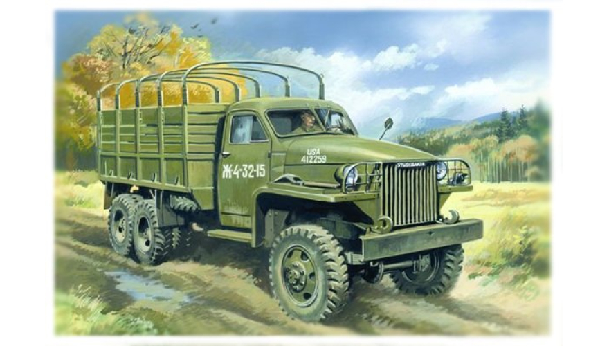 Studebaker US6 ICM Art.: 35511 Масштаб: 1/35 Армейский грузовой автомобиль II МВ