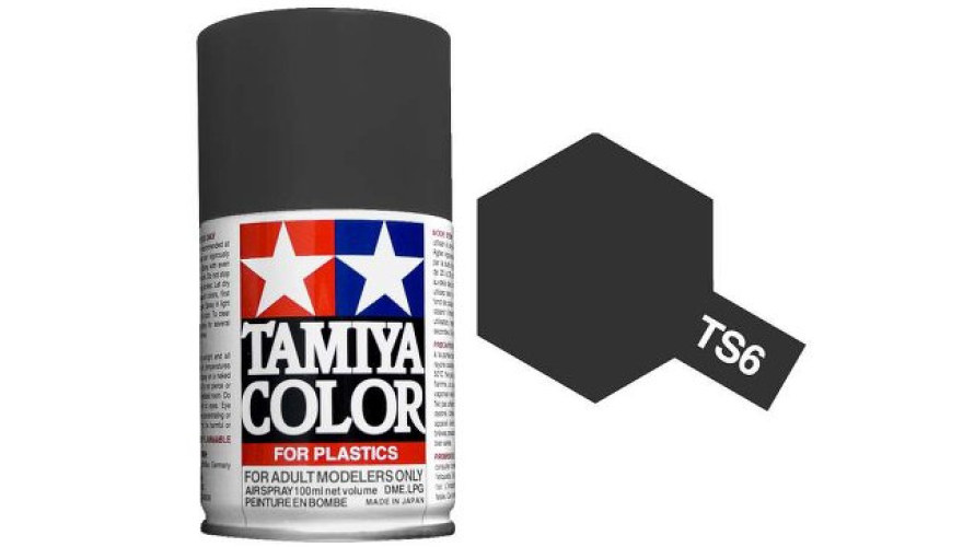  TAMIYA TS-6 Matt Black ( ),   100 .,  85006