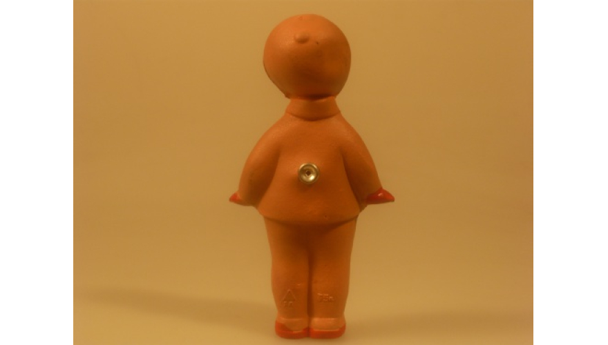 Резиновая кукла девочка 2, сделана в СССР 60-70 г.